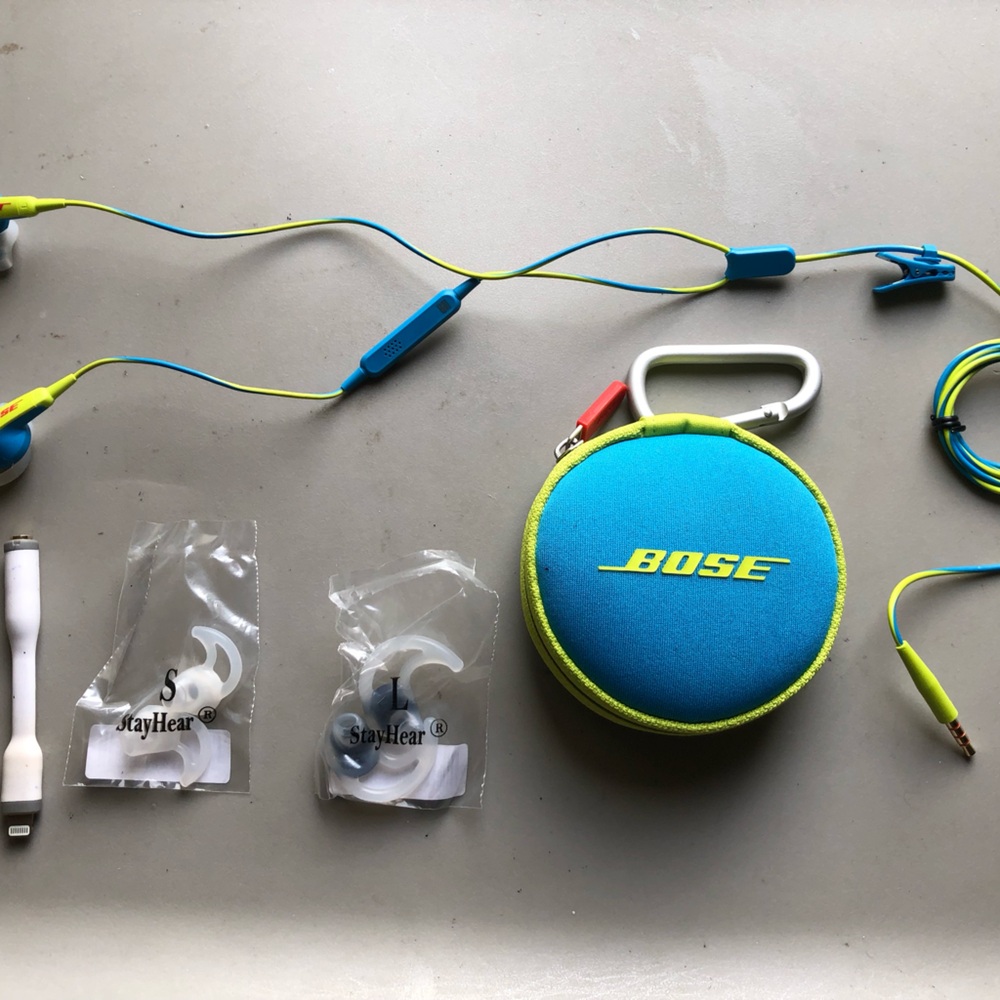 Bose Soundsport in ear earphones (IOS)